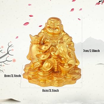 布袋尊 置物 布袋様 工芸品 縁起物 七福神 開運招福　オブジェ　財運 Amazon.co.jp: 布袋さん 置物 七福神 オブジェ インテリア 商売